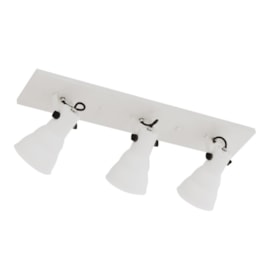 Spot de Sobrepor Hol Retangular 3 Lâmpadas Branco Taschibra Spot de Sobrepor Hol Retangular 3 Lâmpadas Branco Taschibra
