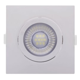 Spot LED de Embutir Quadrado 10W Luz Branco Frio Empalux