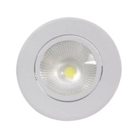 Spot LED de Embutir Redondo 6w branco quente empalux