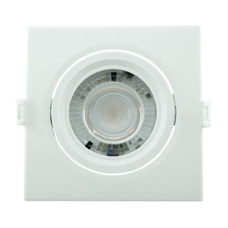 Spot Led Embutir 10W 6000K 900Lm Quadrado Branco Bivolt Eletrorastro