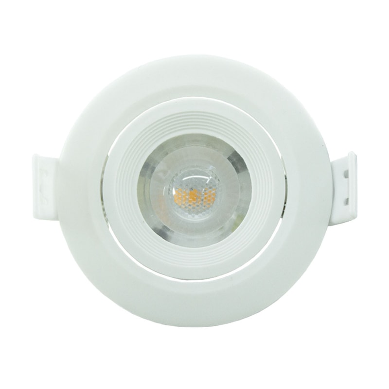 Spot Led Embutir 3,0W 3000K 270Lm Redondo Branco Bivolt Eletrorastro