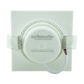Spot LED Embutir 3,0w 3000k Branco Quente 270 Lumens Quadrado Branco Bivolt ELE-3W-3000-QD Eletrorastro