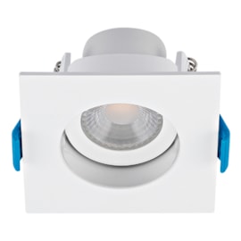 Spot Led Embutir 3W  4000K  190LM  38° Recuado Quadrado Branco Evo Bivolt Stella