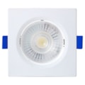 Spot LED Embutir  6,0W 3000K Branco Quente 410Lm Quadrado Branco Bivolt 80263004 Blumenau