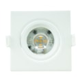 Spot Led Embutir 7,0W 4000K 630Lm Quadrado Branco Bivolt Eletrorastro