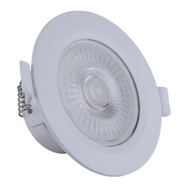 Spot LED Embutir Branco 7w Luz Branco Frio Redondo Startec