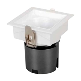 Spot Led Embutir Corvix Recuado Quadrado Branco 7,0W 3000K 560Lm IRC90 24° Astraled