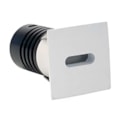 Spot Led Embutir Domy Ini Branco Quadrado 1,0W 3000K 25Lm IRC90 Bivolt Nordecor