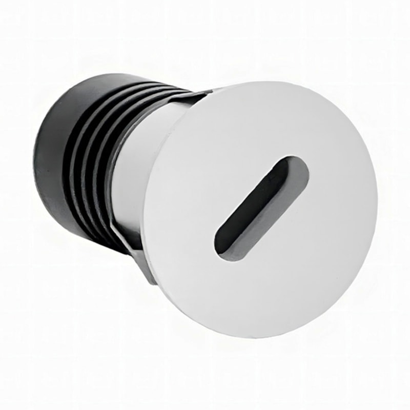 Spot Led Embutir Domy Ini Branco Redondo 1,0W 3000K 25Lm IRC90 Bivolt Nordecor