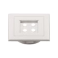 Spot Led Embutir Lumini Pop 1,0W 3000K 90Lm Quadrado Branco Pix