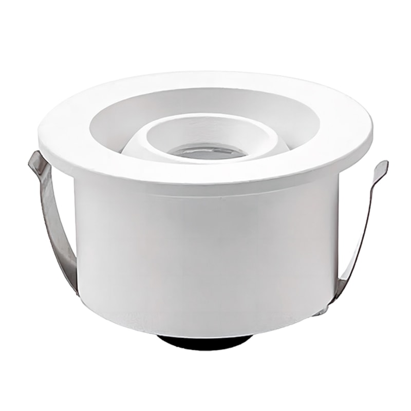 Spot Led Embutir Ollo Redondo Branco 3,0W 3000K 180Lm IRC90 Bivolt Nordecor