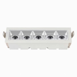 Spot Led Embutir Point 10W 3000K 680Lm Retangular Branco Eletrorastro