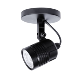 Spot LED Hummer 6W Luz Branca Bivolt Preto Avant Spot LED Hummer 6W Luz Branca Bivolt Preto Avant