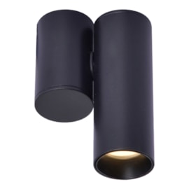 Spot Led Kona Gin 3W 2700K Branco Quente 240 Lumens Direcionavel Preto Bivolt Nordecor