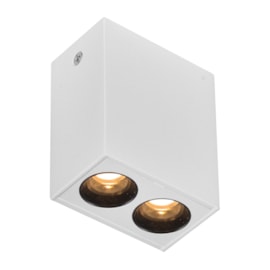 Spot Led Sobrepor Powerus Branco e Preto 4W 3000K 360Lm 35° IRC90 Bivolt Nordecor