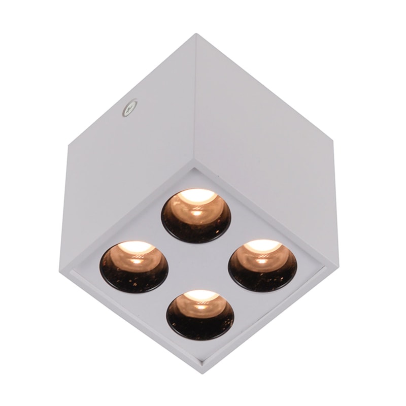 Spot Led Sobrepor Powerus Branco e Preto 8W 3000K 720Lm 35° IRC90 Bivolt Nordecor