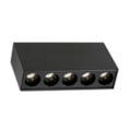 Spot Led Sobrepor Powerus Preto 10W 3000K 900Lm 35° IRC90 Bivolt Nordecor