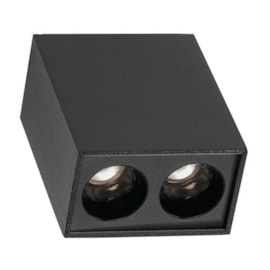 Spot Led Sobrepor Powerus Preto 4W 3000K 360Lm 35° IRC90 Bivolt Nordecor