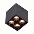 Spot Led Sobrepor Powerus Preto 8W 3000K 720Lm 35° IRC90 Bivolt Nordecor
