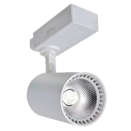 Spot Trilho Led 20W 3000K 1250Lm Branco Bivolt Eletrorastro