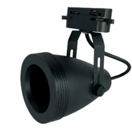 Spot Trilho PAR20 E27 Preto Delis Spot Trilho PAR20 E27 Preto Delis