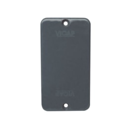 Tampa Cega para Dailet 1/2" e 3/4" Cinza Vicap Tampa Cega para Dailet 1/2" e 3/4" Cinza Vicap