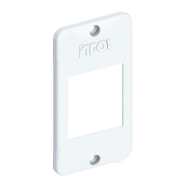 Tampa Condulete PVC Branca 1 Polegada com 2 Teclas INPOL