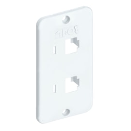 Tampa Condulete Pvc Branca 2 Rj45 1 Polegada Inpol