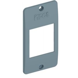 TAMPA CONDULETE PVC CINZA 1 02 TECLAS INPOL