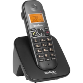Telefone sem Fio com Identificador de Chamadas TS-5120 Preto Intelbras Telefone sem Fio com Identificador de Chamadas TS-5120 Preto Intelbras