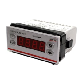 Temporizador Digital INV-49101 85-250VCA a Relé 75x33x59 Inova Temporizador Digital INV-49101 85-250VCA a Relé 75x33x59 Inova