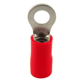 Terminal Pré-Isolado Anel 10Mm Vermelho-6 Com 100Un Eletrorastro