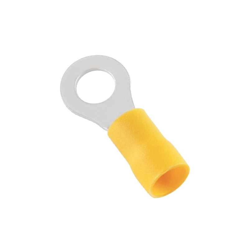 Terminal Pre-Isolado Anel 4,0/6,0Mm Amarelo-5 Com 100 Rohdina