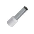 Terminal Pré-Isolado Pino Tubular Branco 0,50mm Com 100 unidades Rohdina