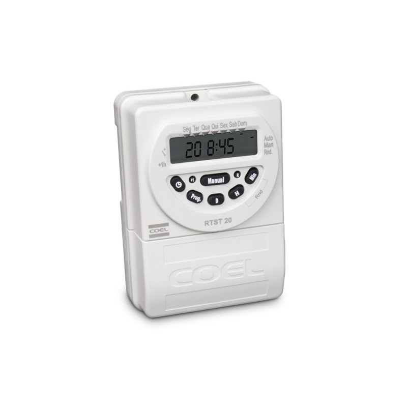 Timer Digital Trilho 16A Rtst-20hr-p 20 Memorias 100-240VCA Coel