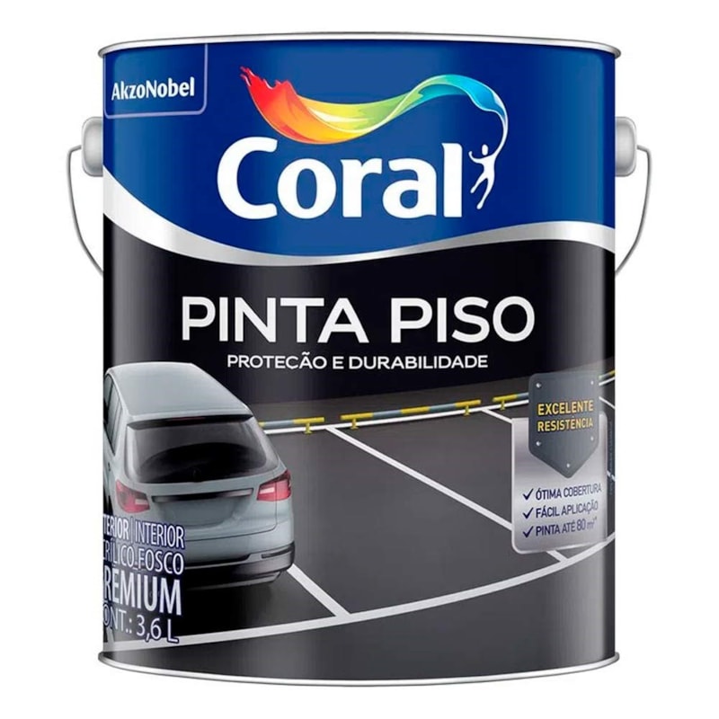 TINTA PINTA PISO VERMELHO SEGURANÇA 3,6L