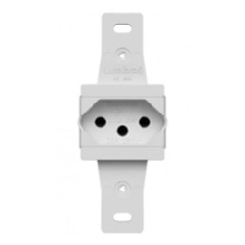 Tomada 20A Sem Placa Branco Lumibras Tomada 20A Sem Placa Branco Lumibras