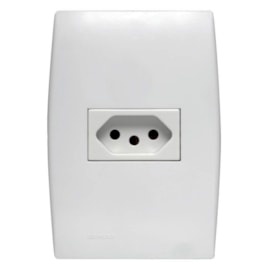 Tomada 4X2 10A Branca Ilus Iriel Tomada 4X2 10A Branca Ilus Iriel