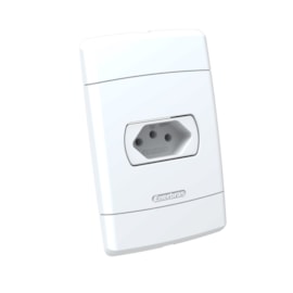 Tomada 4X2 10A Branca Neo Sottile Enerbras Tomada 4X2 10A Branca Neo Sottile Enerbras