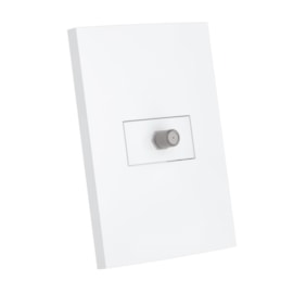 Tomada 4x2 Antena TV Coaxial Branca Modulare Fame os melhores preços | Clique e confira!