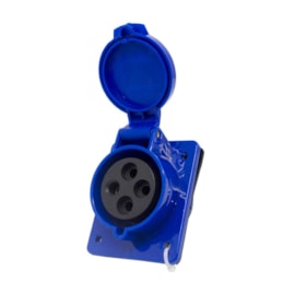 Tomada Blindada Embutir Azul 32A 220V Eletrorastro Tomada Blindada Embutir Azul 32A 220V Eletrorastro