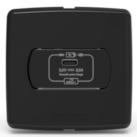 Tomada Neo Sottile Para Móveis Usb C Preto Enerbras