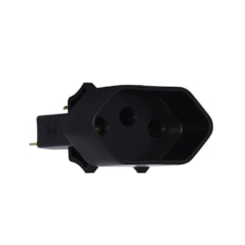 Tomada Painel 10A Preta Tpa1-3E3F Margirius