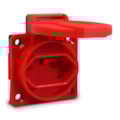 Tomada Painel Embutir 20A Com Tampa Vermelha Ip44 Rohdina