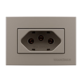 Tomada Para Moveis Sleek 20A Argila Margirius