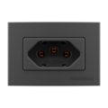 Tomada Para Moveis Sleek 20A Grafite Margirius