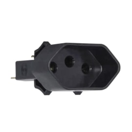Tomada para Painel Elétrico 10A 2P+T com Poço Externo Preta Margirius Tomada para Painel Elétrico 10A 2P+T com Poço Externo Preta Margirius