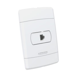 Tomada RJ11 4x2 Branca Neo Sottile Enerbras Tomada RJ11 4x2 Branca Neo Sottile Enerbras