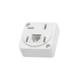 Tomada RJ11 Sobrepor Branca Ilumi Tomada RJ11 Sobrepor Branca Ilumi