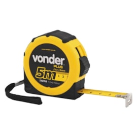 Trena Aço 5m Emborrachado Vonder Trena Aço 5m Emborrachado Vonder